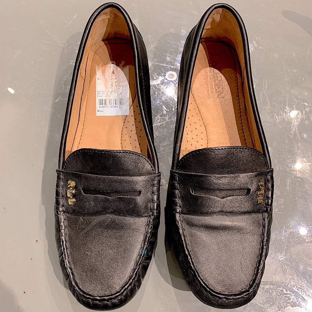 Lauren Ralph Lauren Belen Leather Flats